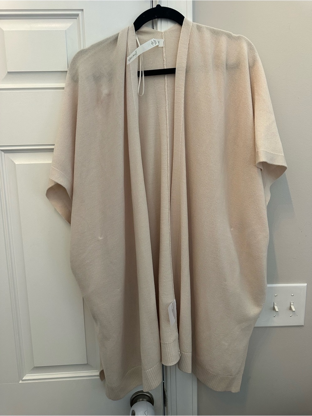 lululemon athletica Light Beige Open-Front Knit Cardigan